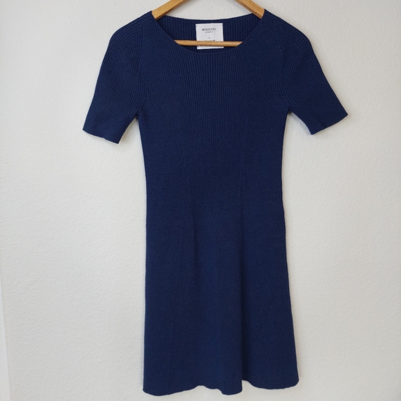 Ministry of Supply Dresses & Skirts - Ministry of Supply Ribbed Knit Sweater‎ Dress Small